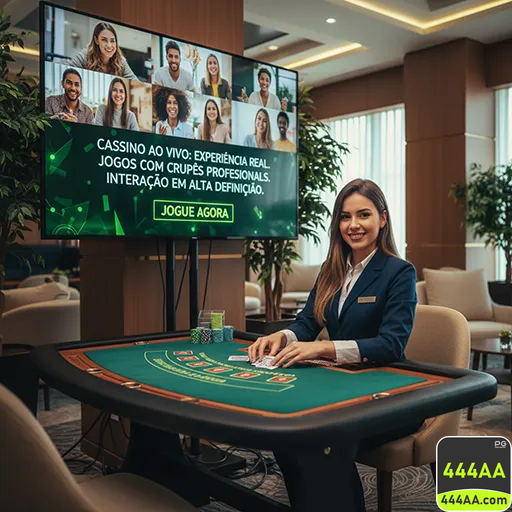 Cassino ao Vivo 444aa.com: A Imersão do Jogo
